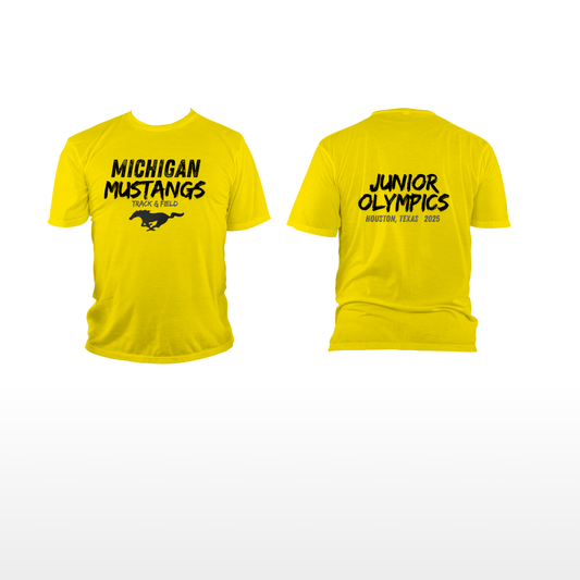 Yellow Performance Polyester T-Shirt (J/O)